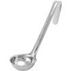 Winco LDI-15SH Short Handle 1 1/2 oz One-Piece Stainless Steel LDI Series Serving Ladle With 6