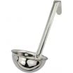 Winco LDI-60SH Short Handle 6 oz One-Piece Stainless Steel LDI Series Serving Ladle With 6