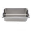 Winco SPF6 Full Size Standard Weight Anti-Jam Stainless Steel Steam Table / Hotel Pan - 6