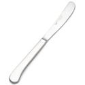 Vollrath 48122 Queen Anne 9" Chrome Stainless Steel Dinner Knife With Wide Serrated Blade And Solid Flat Satin Finish Handle