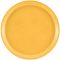 Cambro 1000171 Tuscan Gold 10 Inch Round Fiberglass Camtray Serving Tray