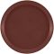 Cambro 1000501 Real Rust 10 Inch Round Fiberglass Camtray Serving Tray