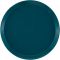 Cambro 1000414 Teal 10 Inch Round Fiberglass Camtray Serving Tray