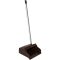Carlisle 361410EC01 Brown 12" Wide Polypropylene Upright Dustpan With Aluminum Handle And Hanging Hole