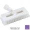 Carlisle 3638831EC68 Purple 8" Sparta Swivel Scrub Floor Brush Head Only With Polyester Bristles