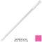 Carlisle 40216EC26 Pink 48" Long Sparta Natural Aluminum Handle With Color-Coded 3/4" Threaded Tip and Color-Coded Cap With Hanging Hole