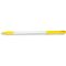 Carlisle 40246EC04 Yellow 30" Long Sparta Natural Aluminum Handle With Color-Coded 3/4" Threaded Tip and Color-Coded Cap With Hanging Hole