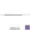 Carlisle 40246EC68 Purple 30" Long Sparta Natural Aluminum Handle With Color-Coded 3/4" Threaded Tip and Color-Coded Cap With Hanging Hole