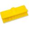 Carlisle 40423EC04 Yellow 10 Inch Sparta Dual Surface Floor Scrub Brush Head With 3/4-5 ACME Thread