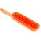 Carlisle 40480EC24 Orange 13" Long Sparta Counter/Bench Brush With 8" Long x 1 3/4" Trim Medium Polyester Bristles And Hanging Hole
