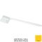 Carlisle 40501EC04 Yellow 20" Long Sparta Floater Scrub Brush With 1 3/4" Trim Polyester Bristles