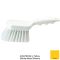 Carlisle 40541EC04 Yellow 8" Long Sparta Floater Scrub Brush With 1 3/4" Trim Polyester Bristles