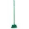 Carlisle 41082EC09 Green 56" Long Sparta Duo-Sweep Flagged Polyester Bristle Upright Angled Head Broom With Hanging Hole