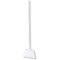 Carlisle 41083EC02 White 56" Long Sparta Duo-Sweep Unflagged Polyester Bristle Upright Angled Head Broom With Hanging Hole